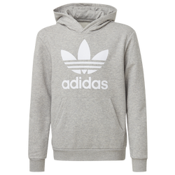 Boys' Grade School - adidas Originals Trefoil Hoodie - Medium Grey Heather/Black