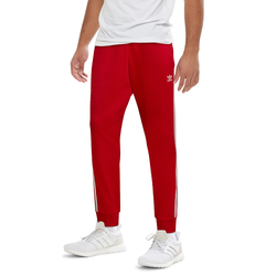 Men's - adidas Originals Adicolor Superstar Track Pants - Scarlet/White