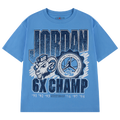 Jordan AJ11 UNC Retro Goat Short Sleeve T-Shirt - Jordan Blue