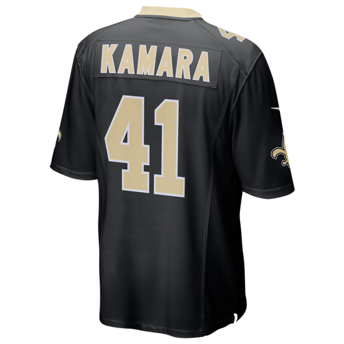 Nike Mens Alvin Kamara Saints Game Day Jersey - - Black / Black