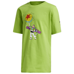 Boys' Grade School - adidas Toy Story SS T-Shirt - Green/Yellow/Red