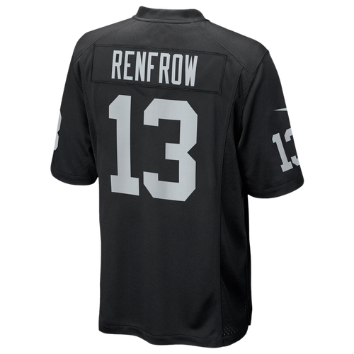 

Nike Mens Hunter Renfrow Nike Raiders Game Day Jersey - Mens Black/Black Size L