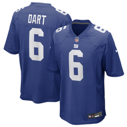 Men's - Nike Jaxson Dart Giants Game Jersey - Rush Blue