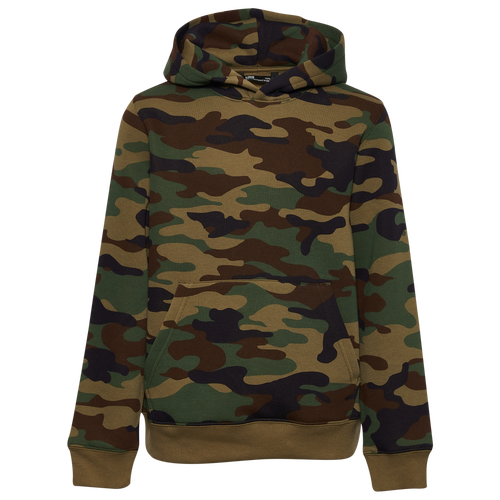 

Boys LCKR LCKR Fleece Hoodie - Boys' Grade School Woodland Camo Size XL