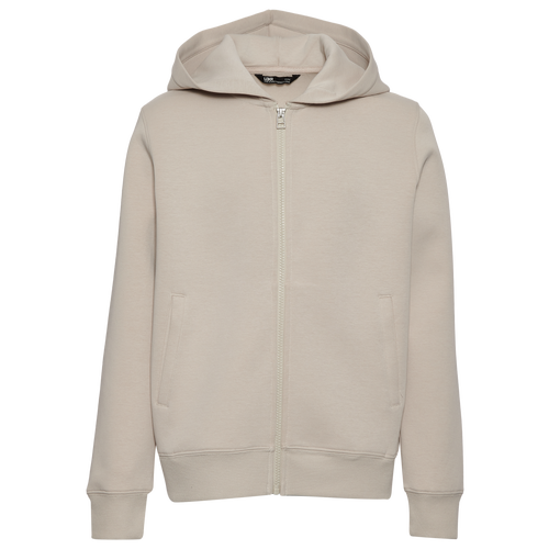 Lckr Boys   Hudson Full-zip Hoodie In Brown