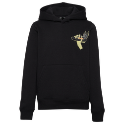 Boys' Grade School - LCKR Skele-Fly Graphic Hoodie - Black/Black