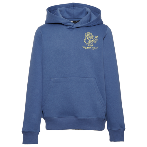 Lckr Boys   Best Treads In Town Graphic Hoodie In Blue