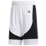 adidas Team N3xt Prime Game Shorts - Men's White/Black