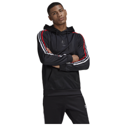 Men's - adidas Originals Chile 20 Hoodie - Black/Red
