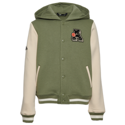 Boys' Grade School - LCKR Graeson Varsity Jacket With Lining - Sea Spray/Multi