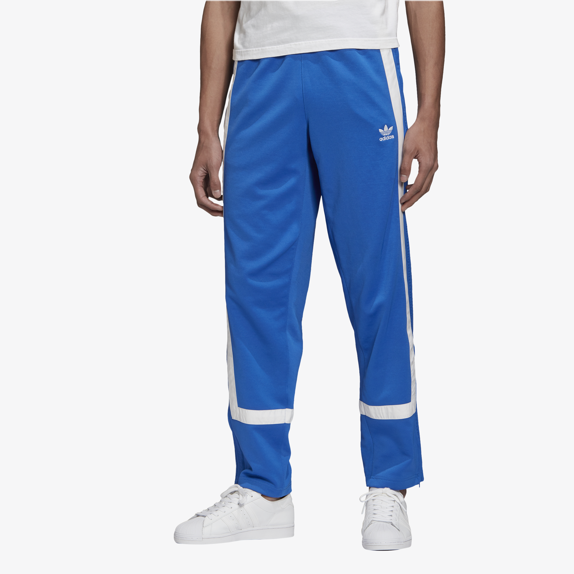 white and gold adidas tracksuit