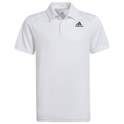 Boys' Grade School - adidas Club Tennis Polo Shirt - Black/White