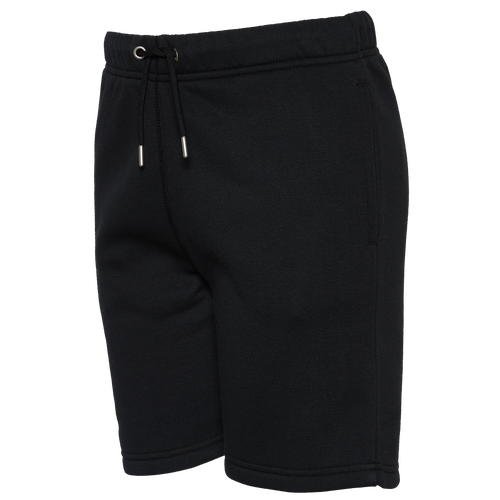 

Boys LCKR LCKR Fleece Shorts - Boys' Grade School Black/Black Size S