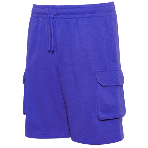 Lckr Boys   Deploy French Terry Cargo Shorts In Amparo Blue