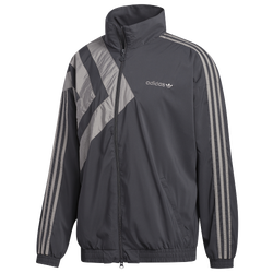 Men's - adidas Originals Pastel Tracktop - Dark Grey Heather/Dove Grey