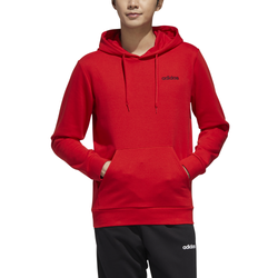 Men's - adidas Essential LC Hoodie - Red/Black