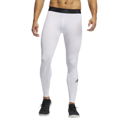 Men's - adidas Techfit Compression Tights - White