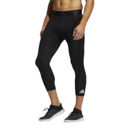 Men's - adidas Techfit Compression 3/4 Tights - Black