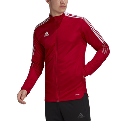 Men's - adidas Tiro 21 Track Jacket - Red/White