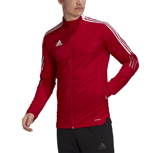 

adidas Mens adidas Tiro 21 Track Jacket - Mens Red/White Size S