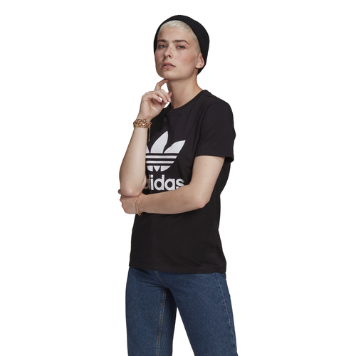 

adidas Originals Womens adidas Originals Trefoil T-Shirt - Womens Black Size M