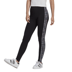 Women's - adidas Originals Mid Rise Tight - Black/Pink