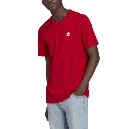 

adidas Originals Mens adidas Originals Adicolor Essential Trefoil T-Shirt - Mens Scarlet/White Size M