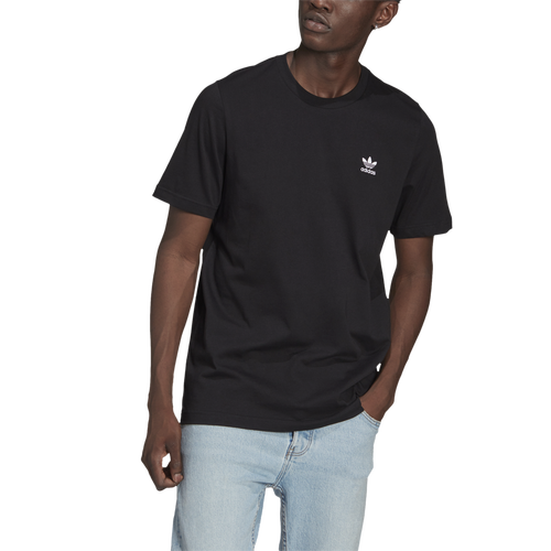 Adidas Originals Adicolor Essentials Black/white T-shirt ModeSens | In Logo-embroidered Cotton-jersey