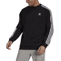 Men's - adidas 3-Stripes Crew - Black