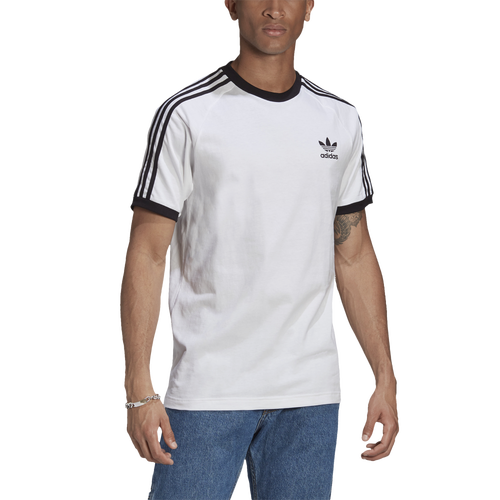 

adidas Originals adidas Originals Adicolor Classics 3-Stripes T-Shirt - Mens White/Black Size XS