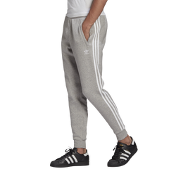 Men's - adidas Originals 3 Stripe Pants - Medium Grey Heather