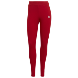 Women's - adidas 3 Stripe Tights - Cardinal/Cardinal