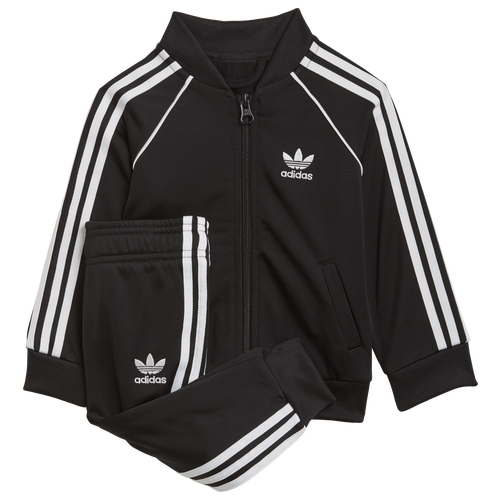 Shop Adidas Originals Boys  Adicolor Superstar Track Suit In Black/white