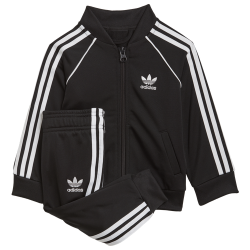 

Boys adidas Originals adidas Originals Adicolor Superstar Track Suit - Boys' Toddler Black/White Size 4T