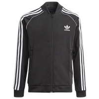 adidas Boy’s Size 5 Black Pants Black Full Zip Jacket Clothing Set NEW! 