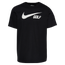 Nike Golf Cotton Swoosh T-Shirt - Men's Black/White