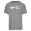 Nike Golf Cotton Swoosh T-Shirt - Men's Dk Gray Heather/White