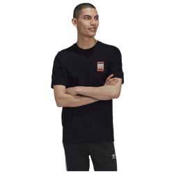 Men's - adidas Originals Adiplore Graphic T-Shirt - Black/Yellow