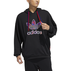 Men's - adidas Originals CNY 2 Hoodie - Black/Multi/Red