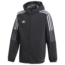 Boys' Grade School - adidas Tiro 21 Full Zip Hoodie - Black