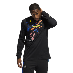 Men's - adidas Harden Journey L/S T-Shirt - Black