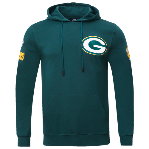 

Pro Standard Mens Pro Standard Packers Chenille Hoodie - Mens Green/Green Size L