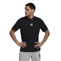 Men's - adidas Scrbbl T-Shirt - Black/Yellow