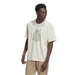 Men's - adidas Stan T-Shirt - Beige/Green