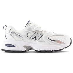 Boys' Grade School - New Balance 530 - White/Navy