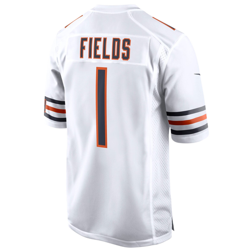 

Nike Mens Justin Fields Nike Bears Game Day Jersey - Mens White/White Size L