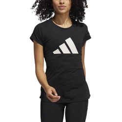 Women's - adidas 3 Bar Logo T-Shirt - Black