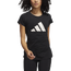 adidas 3 Bar Logo T-Shirt - Women's Black
