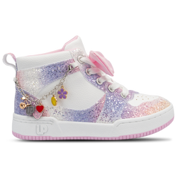 Girls' Preschool - Ground Up High Bow Charm - Pink/White