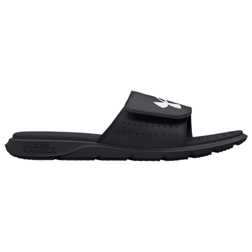 

Boys Under Armour Under Armour Ignite VII Slides - Boys' Grade School Shoe Black/Black/White Size 04.0